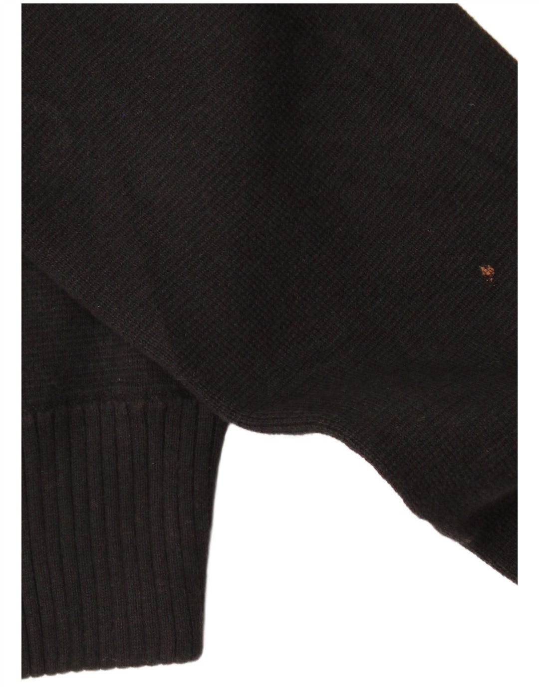 ARMANI JEANS Womens Cardigan Sweater UK 12 Medium Black Cotton