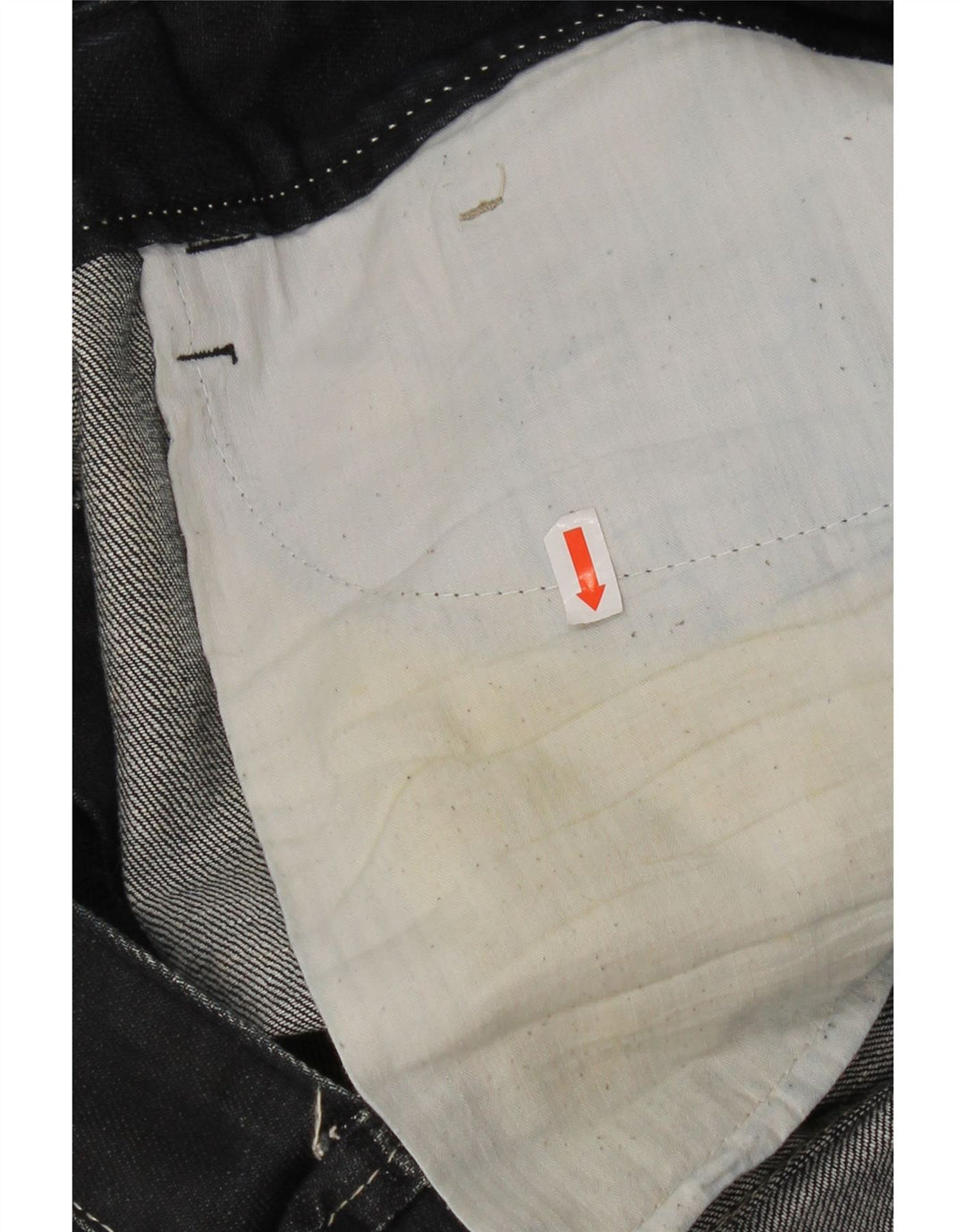 JACK & JONES Mens Straight Jeans W32 L34 Navy Blue Cotton