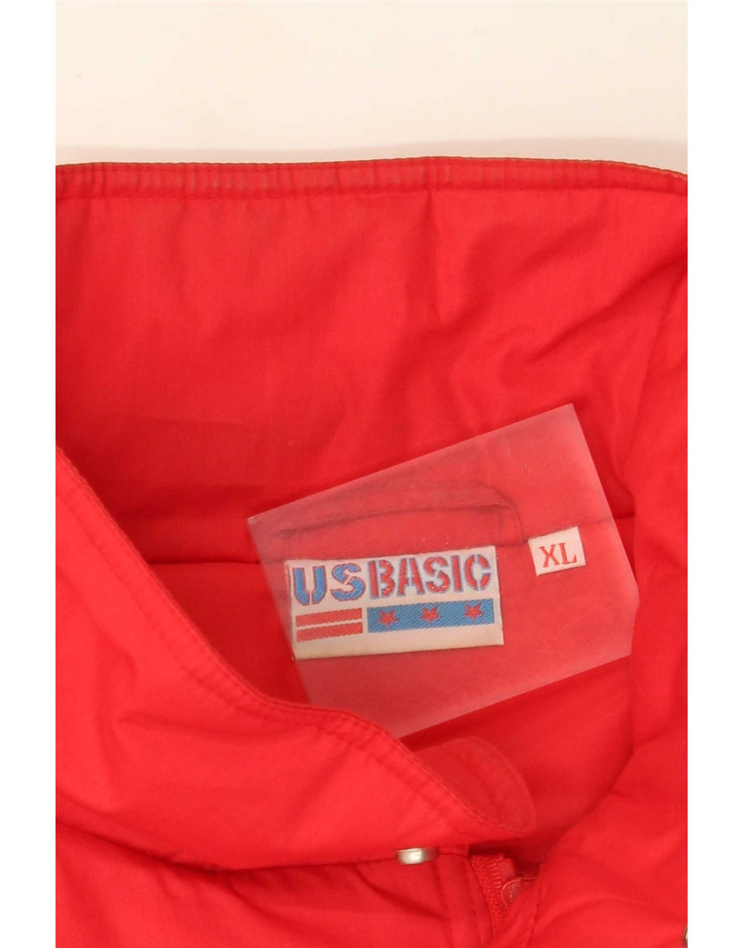 Ferrari Mens Windbreaker Jacket UK 42 XL Red Polyester