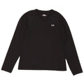 Under Armour Womens Top Long Sleeve UK 12 Medium Black Polyester