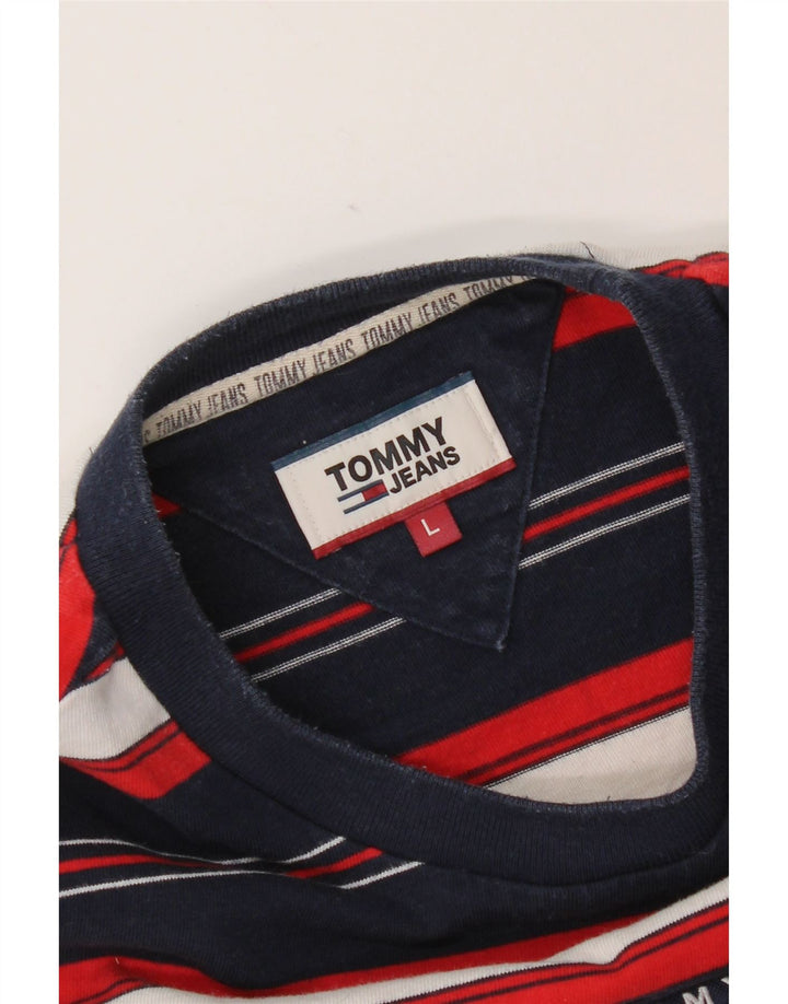 Tommy Hilfiger Mens T-Shirt Top Large Navy Blue