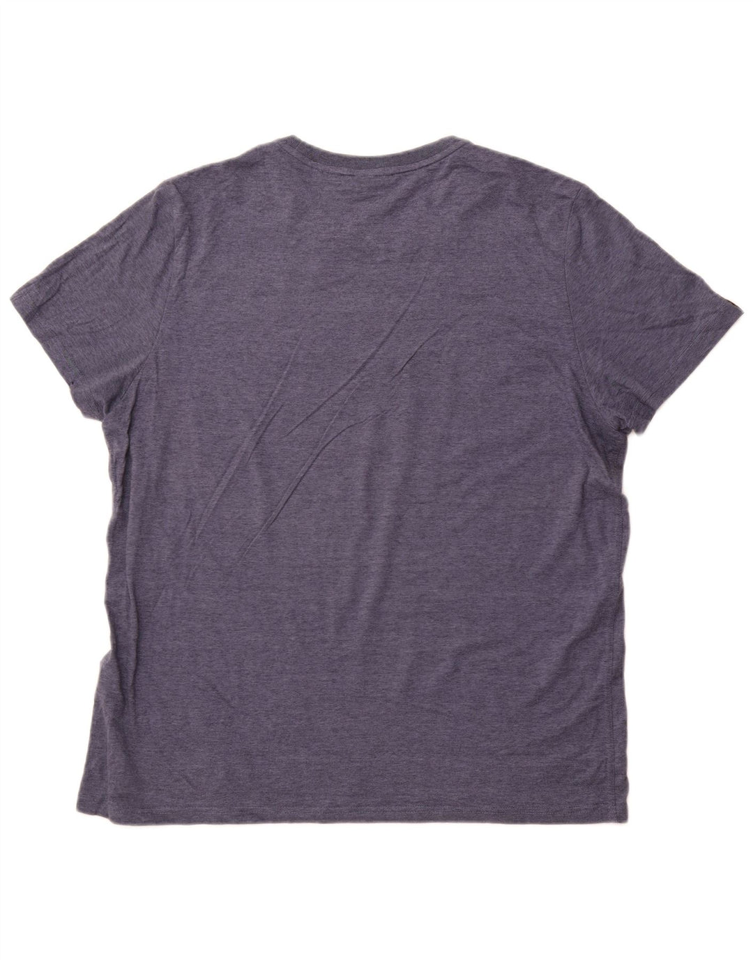 Superdry Mens Graphic T-Shirt Top 3XL Navy Blue Pinstripe Cotton