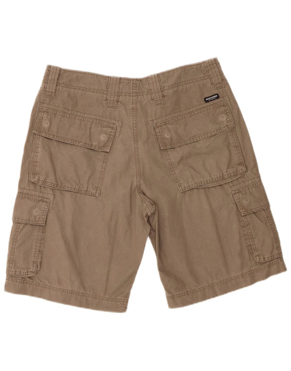 Dockers Mens Comfort Fit Cargo Shorts W31 Medium Khaki Cotton