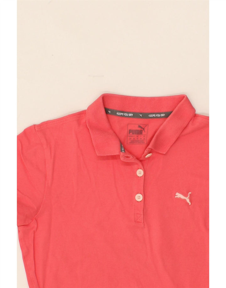 PUMA Womens Polo shirt UK 10 Small Pink Vintage Puma and Second-Hand Puma from Messina Hembry 