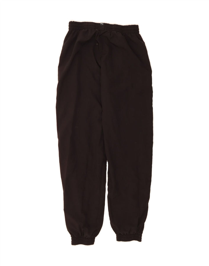PUMA Boys Tracksuit Trousers Joggers 13-14 Years  Black Polyester Vintage Puma and Second-Hand Puma from Messina Hembry 