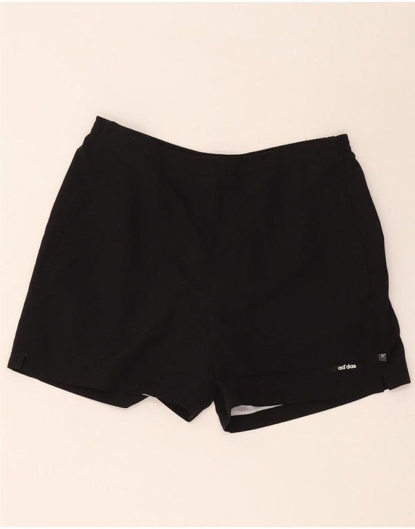 Adidas Womens Sport Shorts UK 18 XL Black Polyester