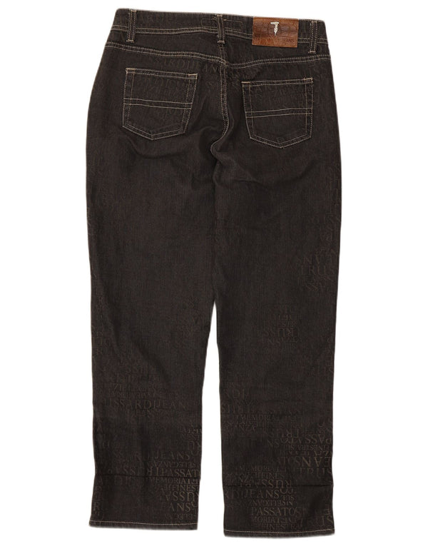 Trussardi Womens Capri Jeans W29 L24 Navy Blue Cotton