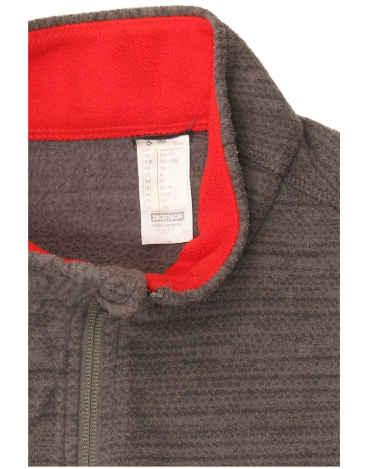 Decathlon Mens Fleece Jacket UK 42 XL Grey
