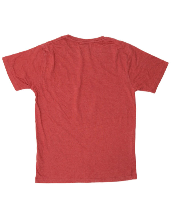 SALTROCK Mens Graphic T-Shirt Top Small Red Cotton