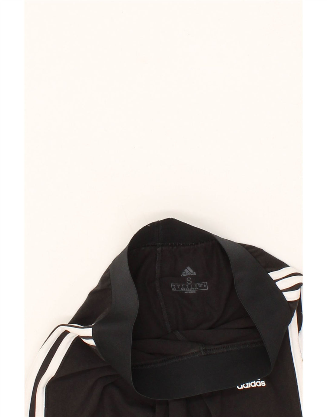ADIDAS Womens Leggings UK 8/10 Small  Black Vintage Adidas and Second-Hand Adidas from Messina Hembry 