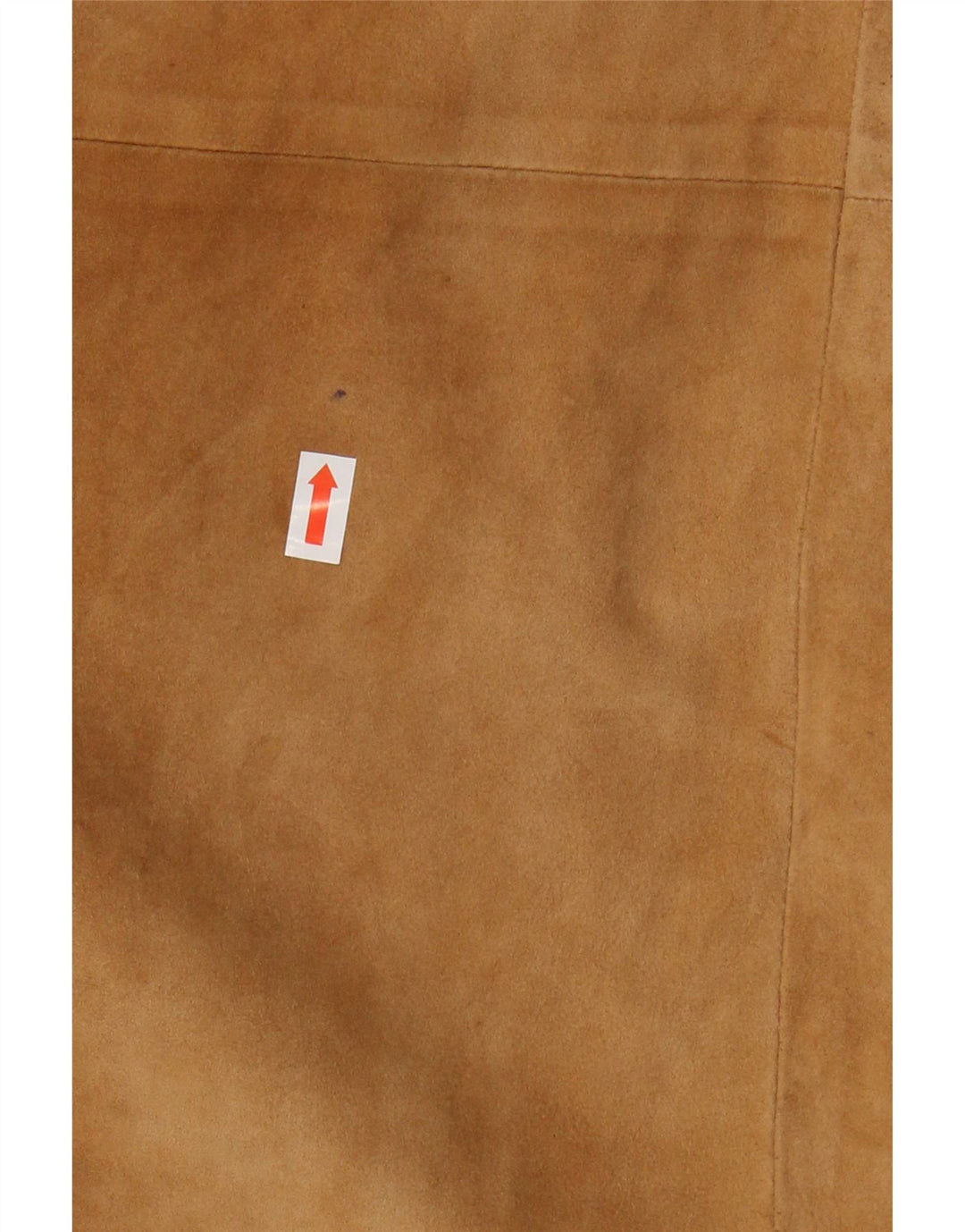 VINTAGE Womens Suede A-Line Skirt W24 XS Brown