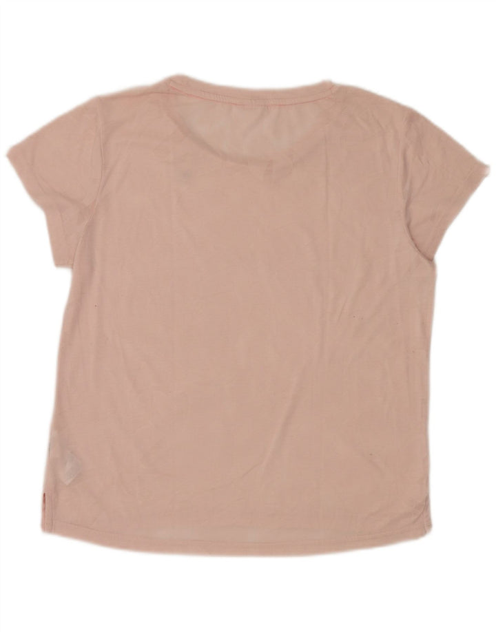 Puma Womens T-Shirt Top UK 16Large Pink Polyester