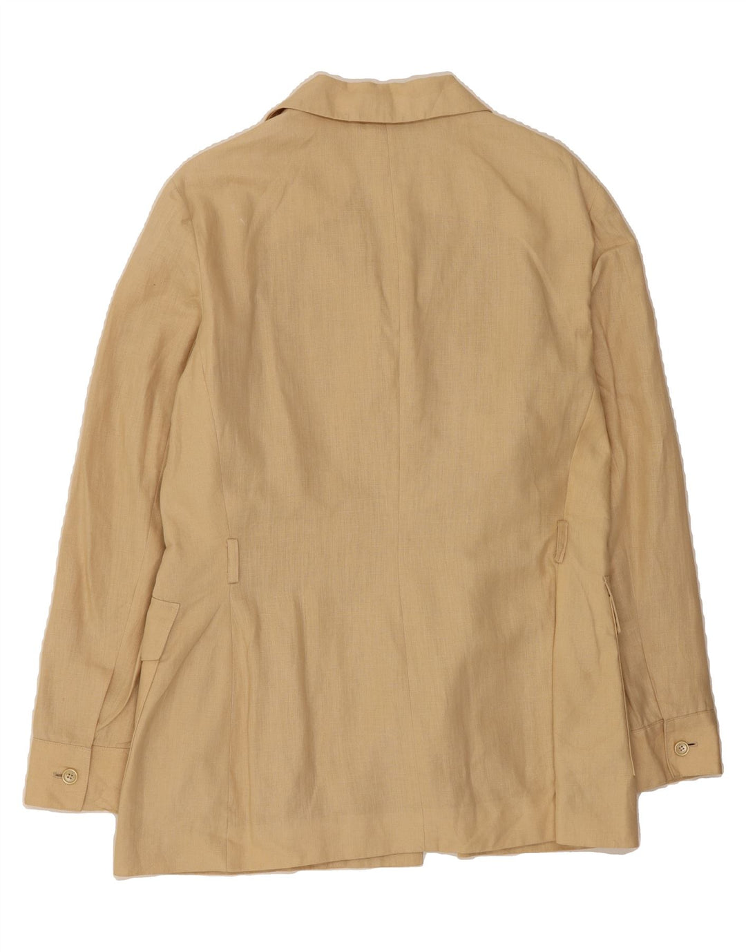 BROOKS BROTHERS Womens Longline 4 Button Blazer Jacket US 14 XL Beige Vintage Brooks Brothers and Second-Hand Brooks Brothers from Messina Hembry 