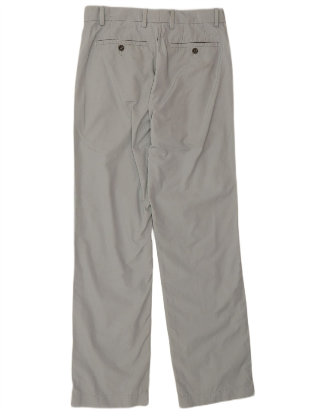 Dockers Mens Straight Chino Trousers W31 L32 Grey Cotton