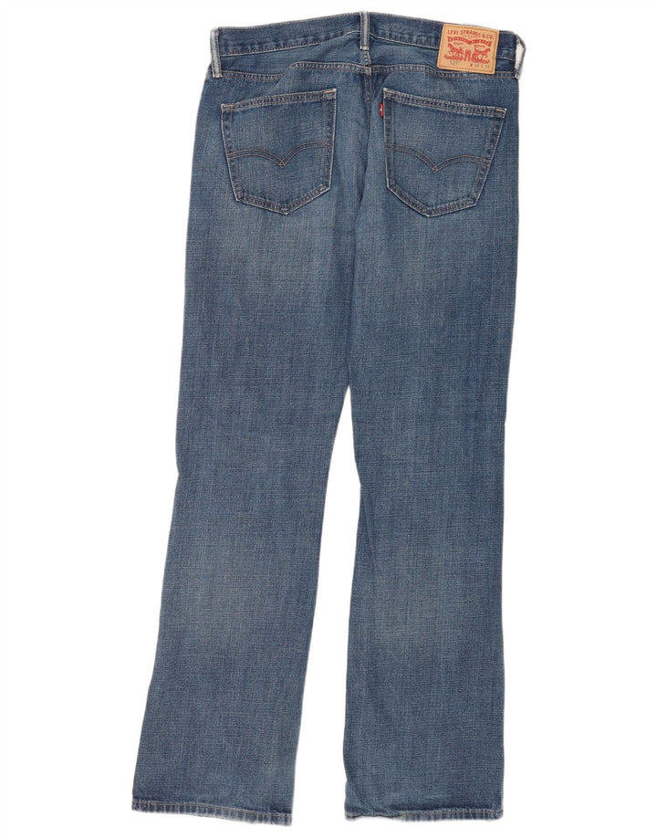 Levi's Mens 527 Bootcut Jeans W34 L34 Blue Cotton
