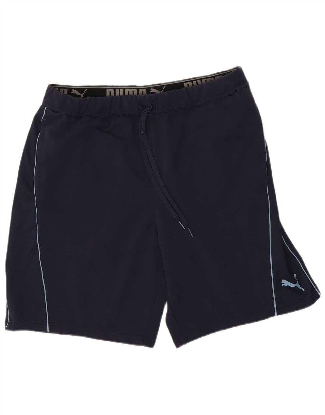 PUMA Mens Sport Shorts Large  Navy Blue Cotton