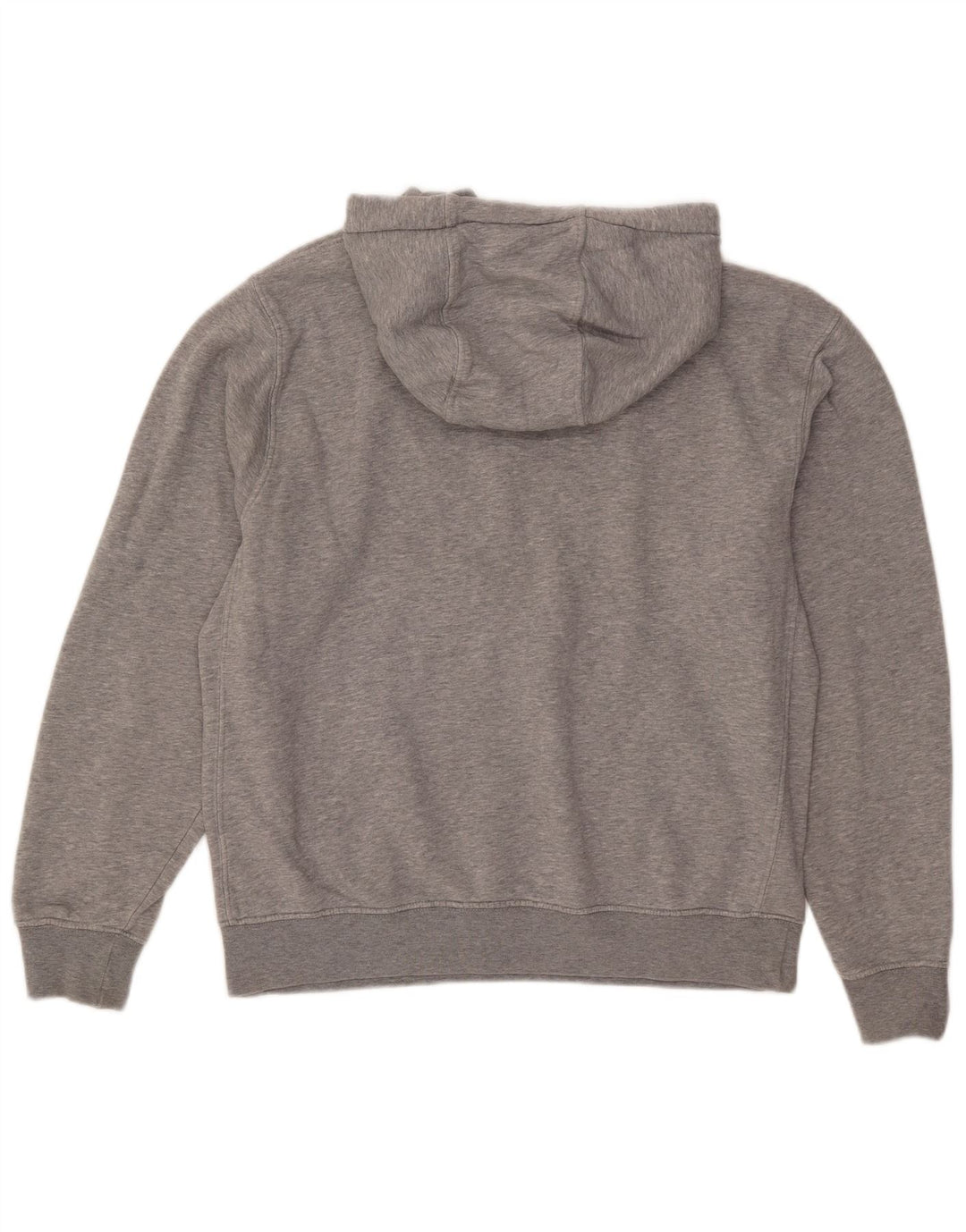 Nike Mens Hoodie Jumper Medium Grey Cotton