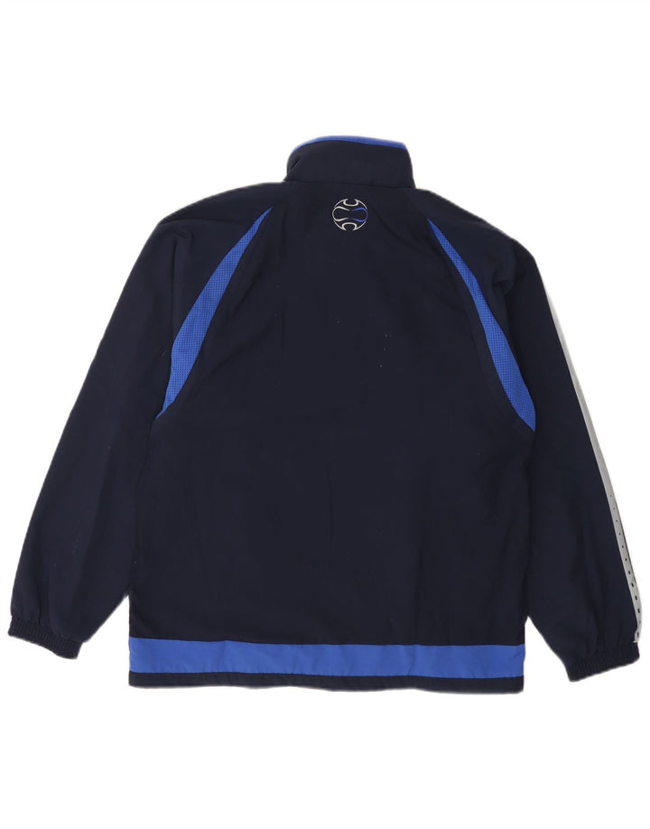 ADIDAS Boys Chelsea FC Tracksuit Top Jacket 13-14 Years Navy Blue