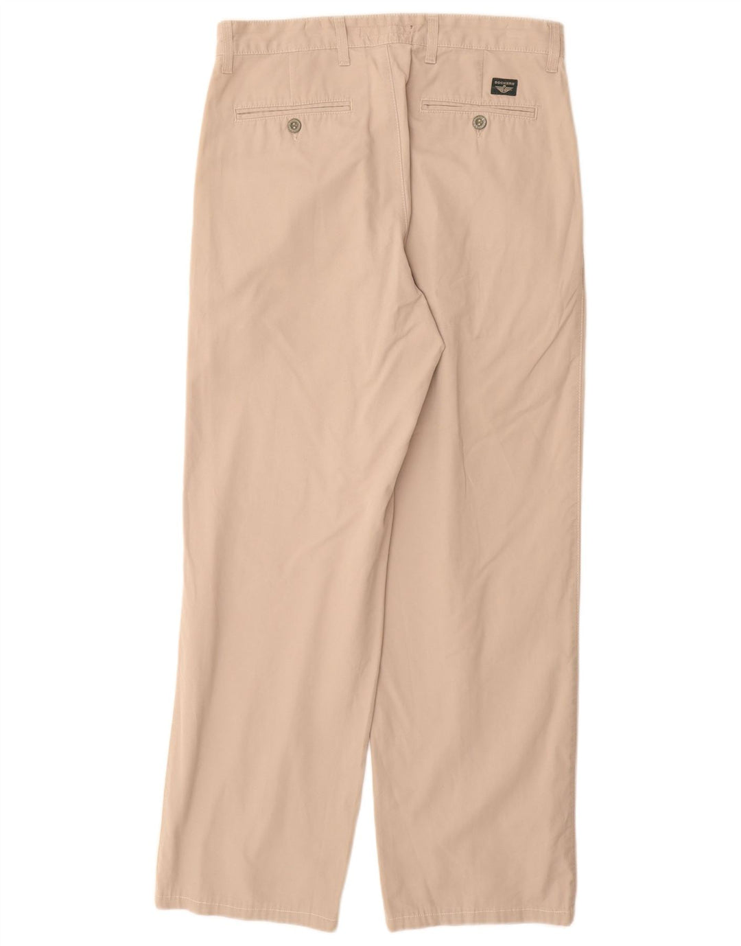 DOCKERS Mens Pegged Chino Trousers W33 L30 Beige Cotton