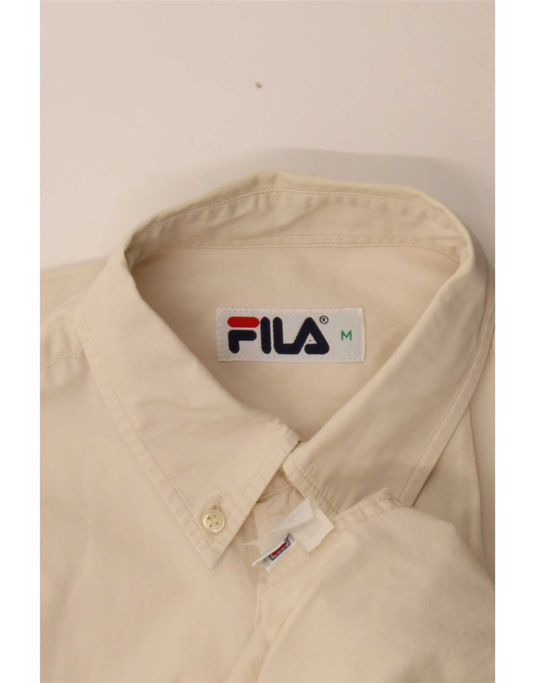 Fila Mens Short Sleeve Shirt Medium Beige