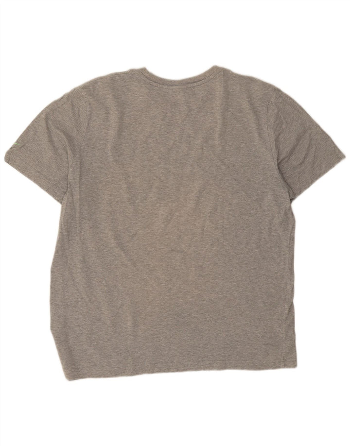 Nike Mens Graphic T-Shirt Top Large Grey Flecked