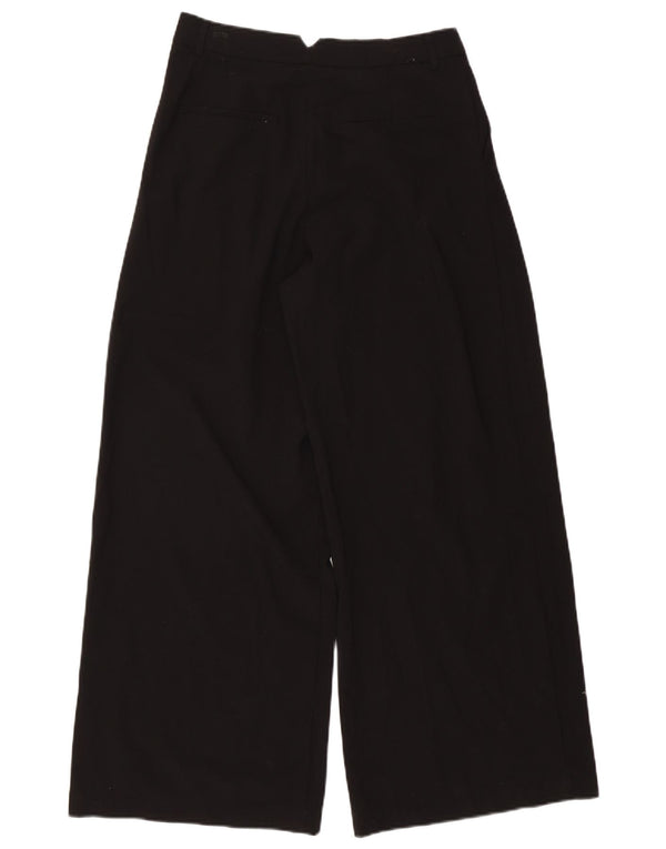 Zara Womens High Waist Pegged Casual Trousers Medium W28 L29 Black