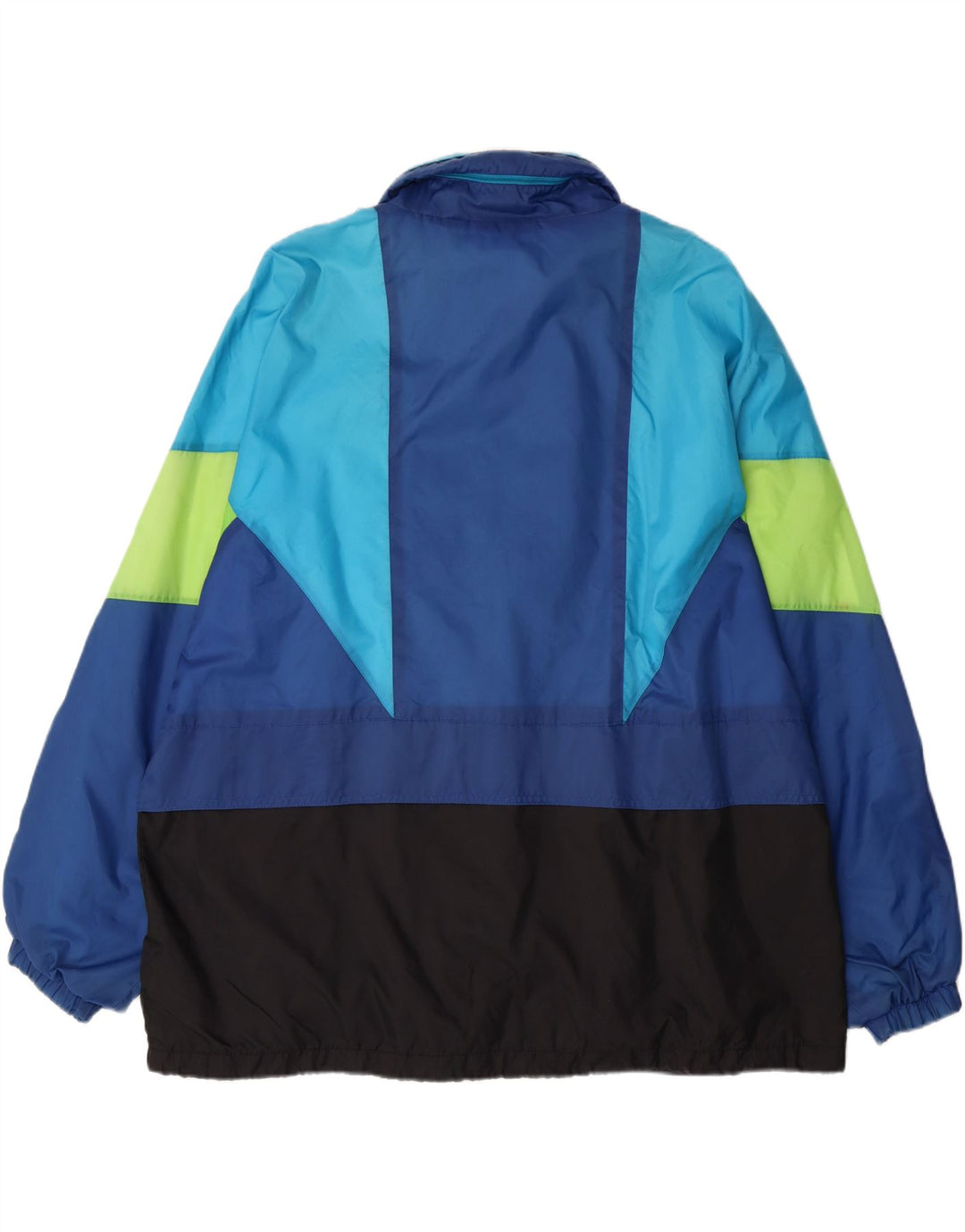 MARCEL CLAIR Mens Hooded Tracksuit Top Jacket XL Blue Colourblock Vintage Marcel Clair and Second-Hand Marcel Clair from Messina Hembry 