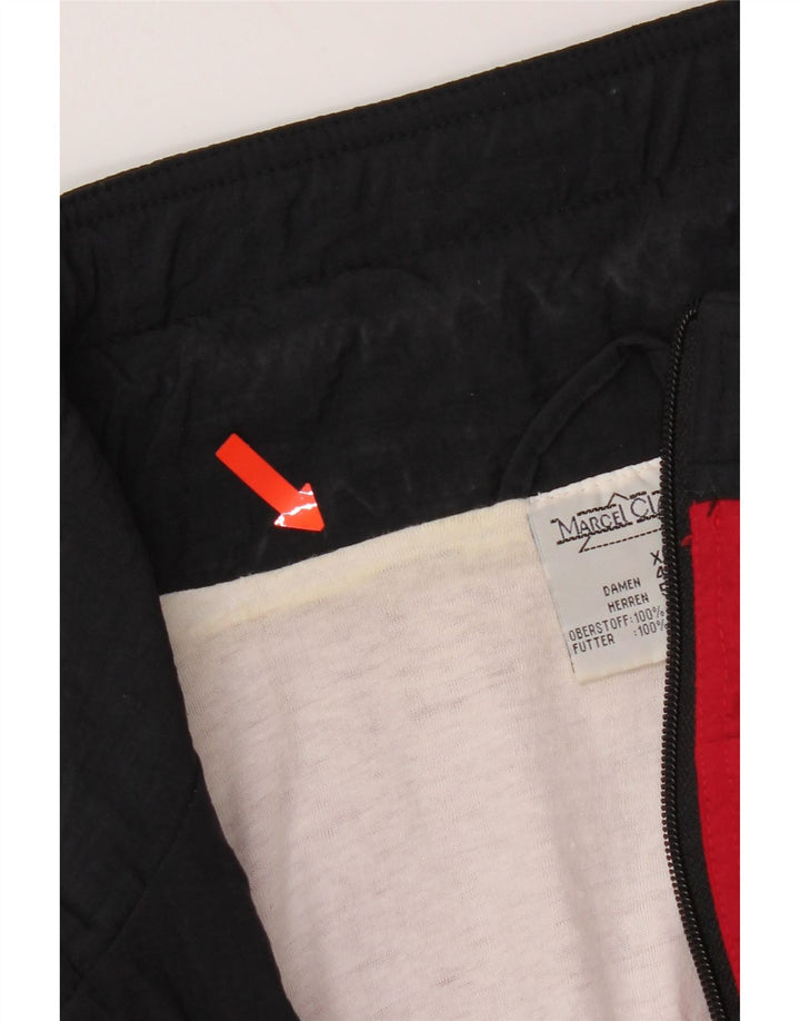 Marcel Clair Mens Anorak Jacket UK 42 XL Red Colourblock Polyamide