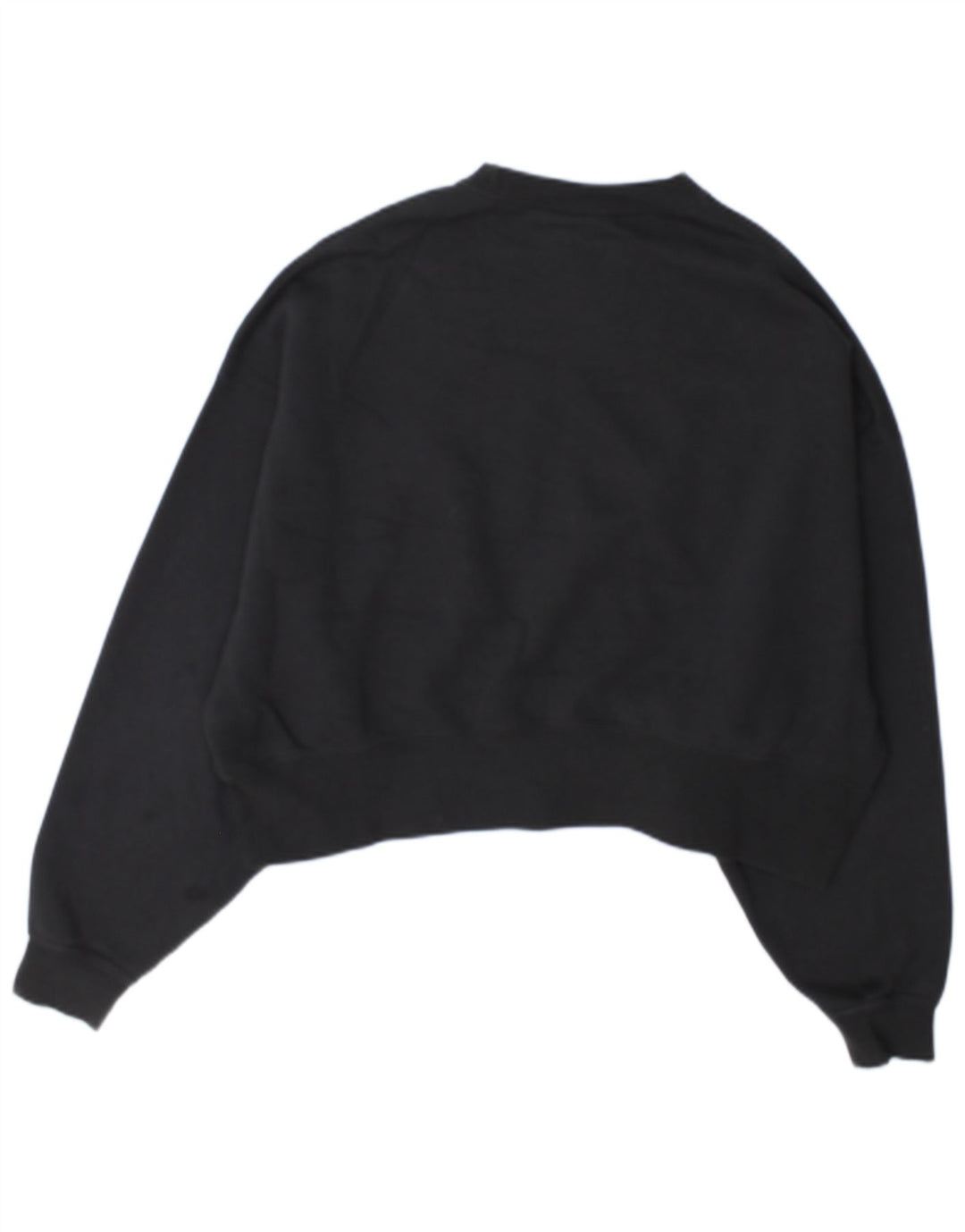 Nike Womens Oversized Sweatshirt Jumper UK 10 Small Black Cotton