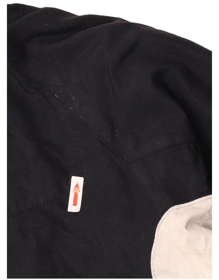 Columbia Womens Oversized Padded Jacket UK 10 Small Navy Blue Colourblock