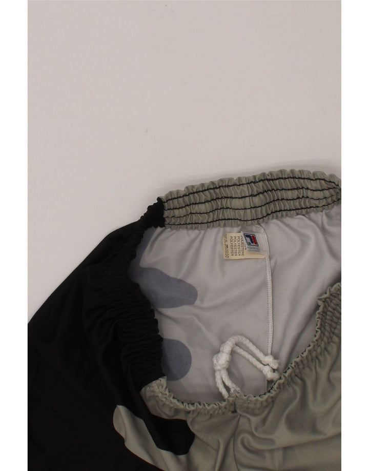 FILA Boys Graphic Sport Shorts 9-10 Years  Grey Colourblock Polyester Vintage Fila and Second-Hand Fila from Messina Hembry 