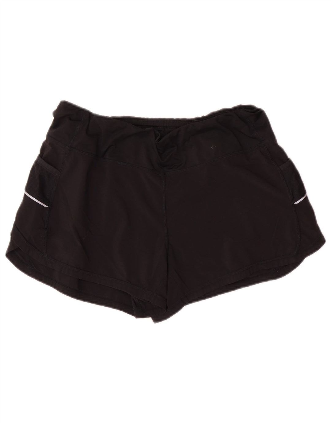 ATHLETA Womens Sport Shorts UK 12 Medium  Black Polyester
