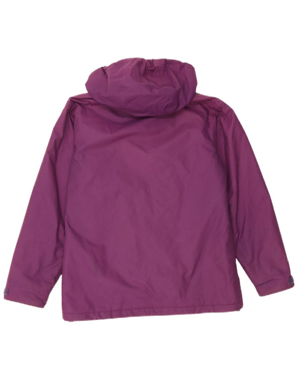 Berghaus Womens Hooded Windbreaker Jacket UK 12 Medium Purple Nylon