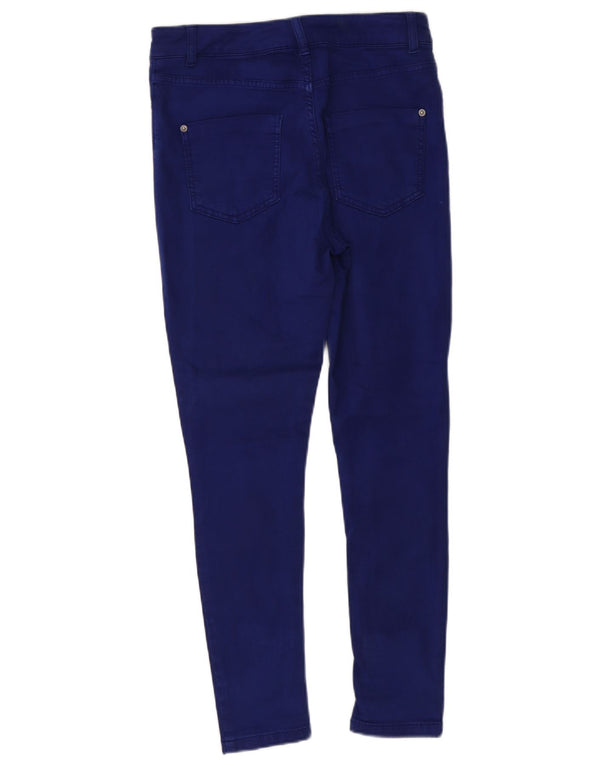 Marks & Spencer Womens Crop Super Skinny Jeans UK 10 Small W28 L25 Blue