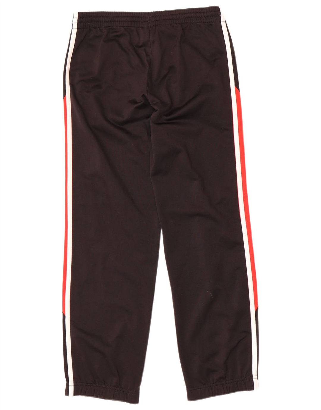 ADIDAS Boys Tracksuit Trousers Joggers 11-12 Years  Black Colourblock