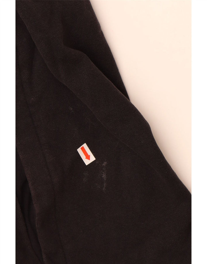 DESIGUAL Womens Mickey Mouse Graphic Hoodie Jumper UK 14 Medium Black