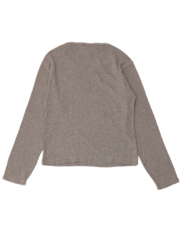 PUMA Girls Tennessee Titans Crop Top Long Sleeve 11-12 Years Medium Grey