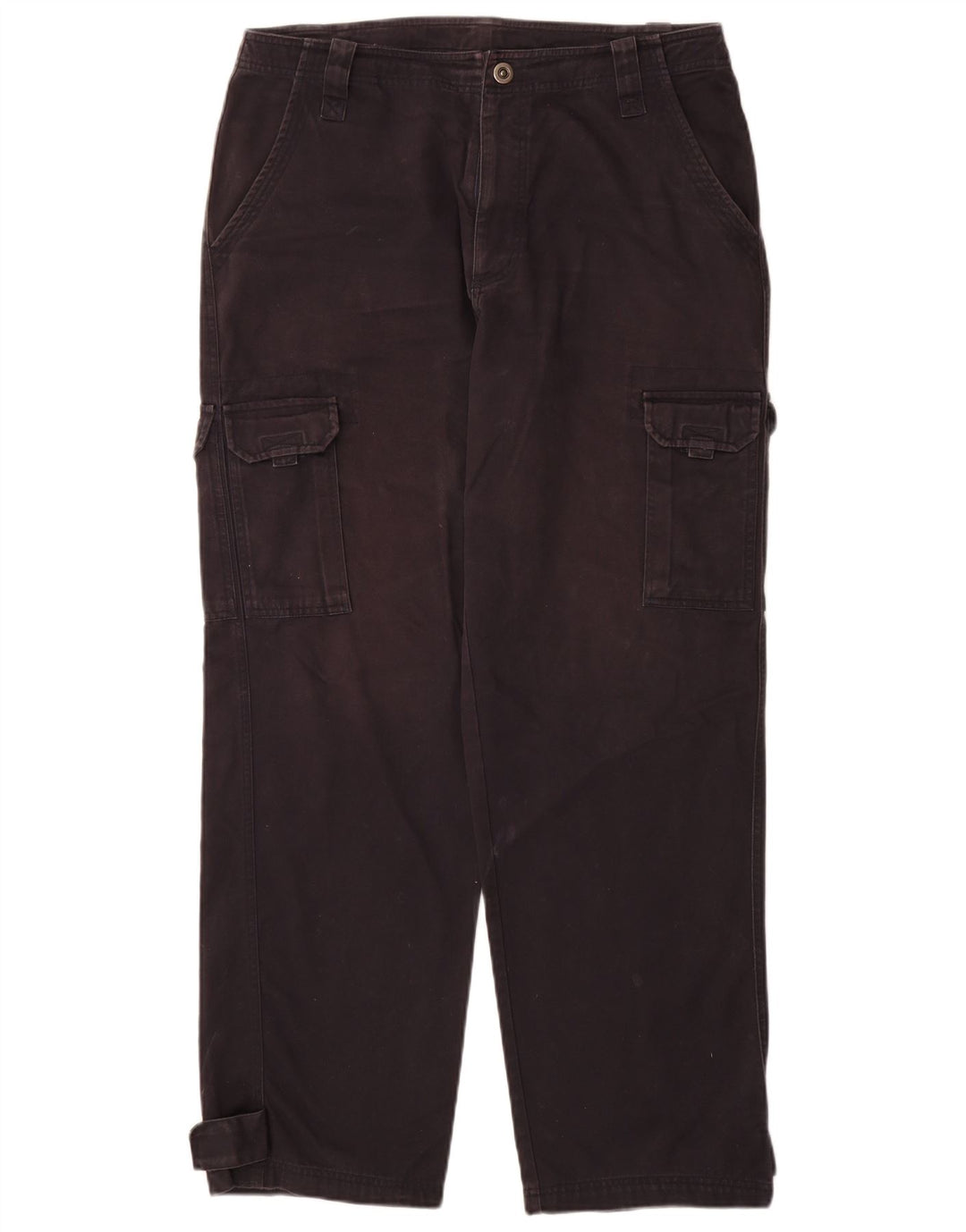 Adidas Mens Straight Cargo Trousers Medium W32 L32 Navy Blue Cotton