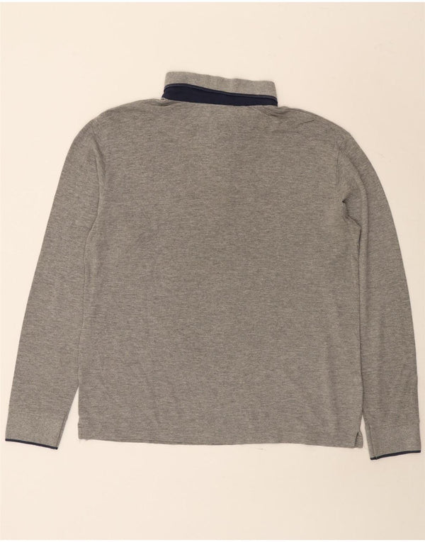 LOTTO Mens Long Sleeve Polo Shirt XL Grey