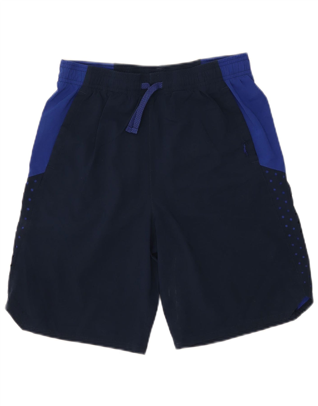 UNDER ARMOUR Boys Heat Gear Sport Shorts 11-12 Years Large  Navy Blue