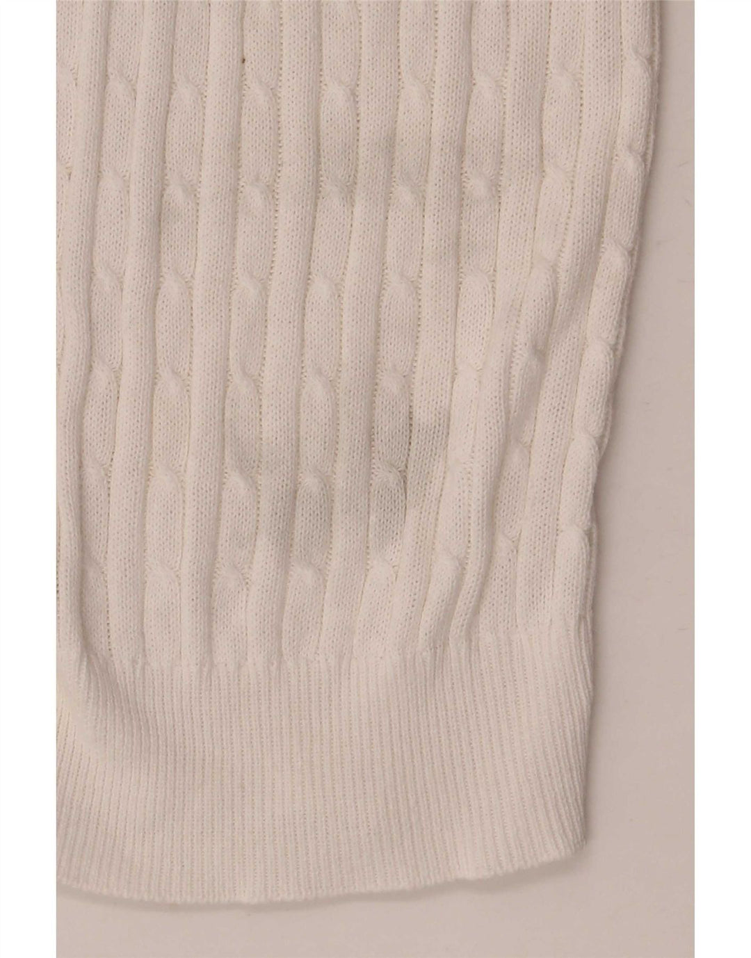Zara Womens Cardigan Sweater UK 12 Medium White Cotton