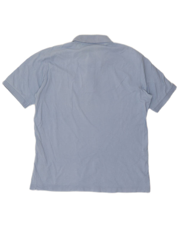 Kappa Mens Polo Shirt Large Blue Cotton