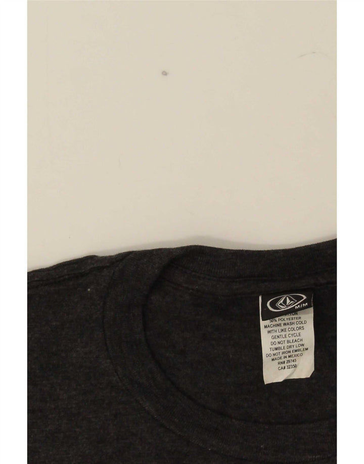 Volcom Mens Graphic T-Shirt Top Medium Grey Cotton