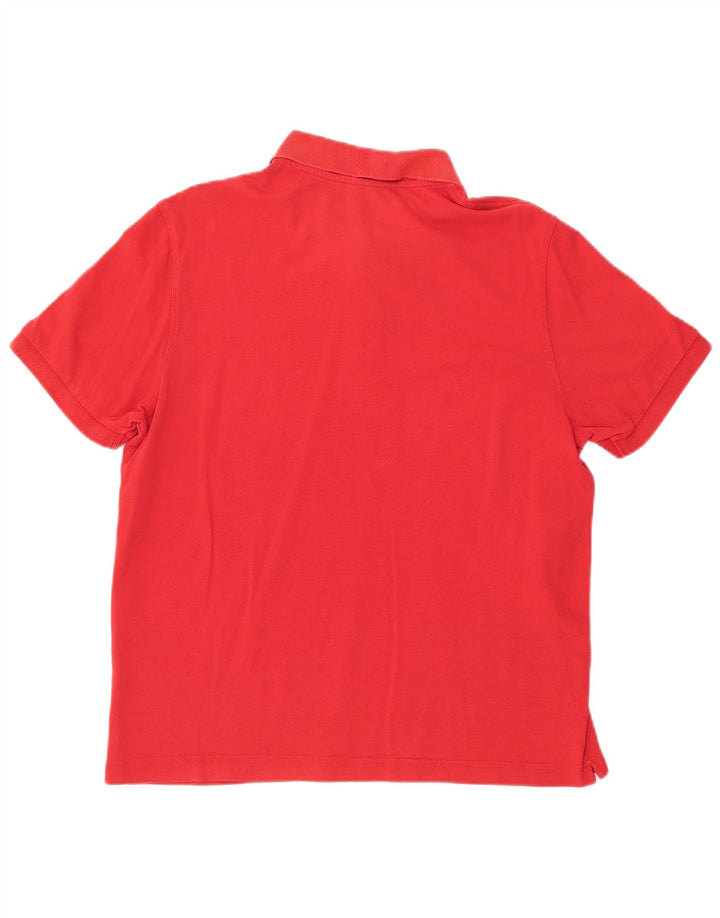 LOTTO Mens Polo Shirt Medium Red Cotton