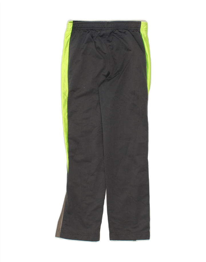 NIKE Boys Tracksuit Trousers 6-7 Years Grey Colourblock Polyester Vintage Nike and Second-Hand Nike from Messina Hembry 