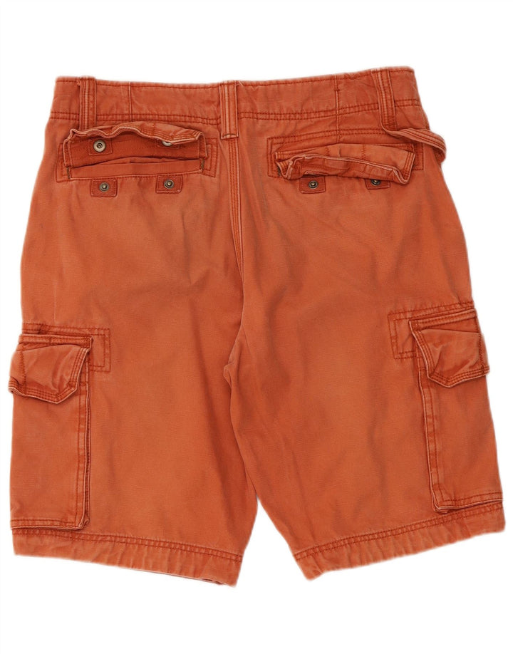 Fat Face Mens Cargo Shorts W32 Medium Orange Cotton