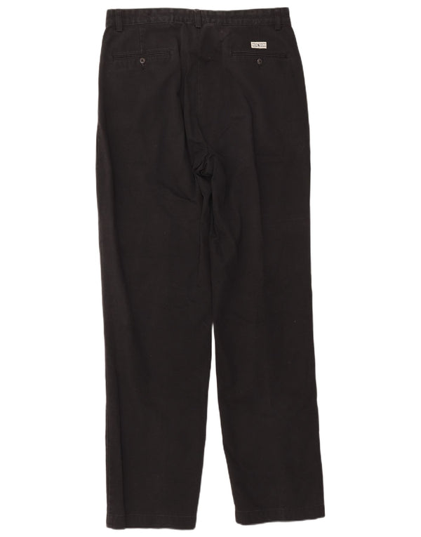 POLO RALPH LAUREN Mens Pegged Chino Trousers Medium W32 L34 Black Cotton