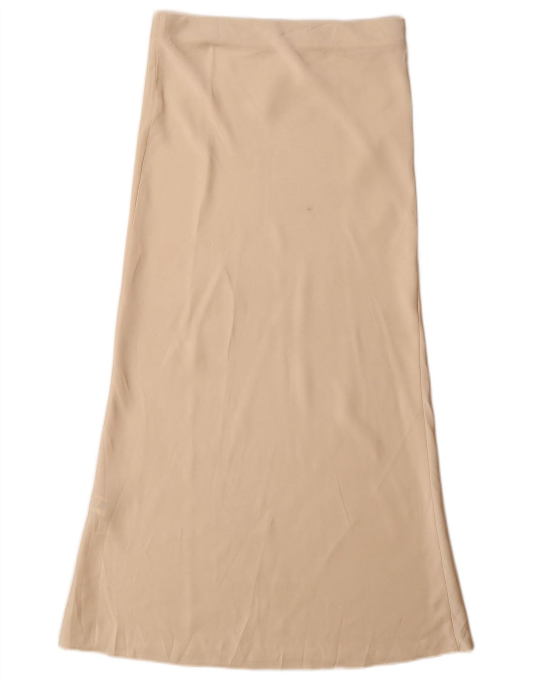 Zara Womens Maxi Skirt Small W26 Beige Polyester