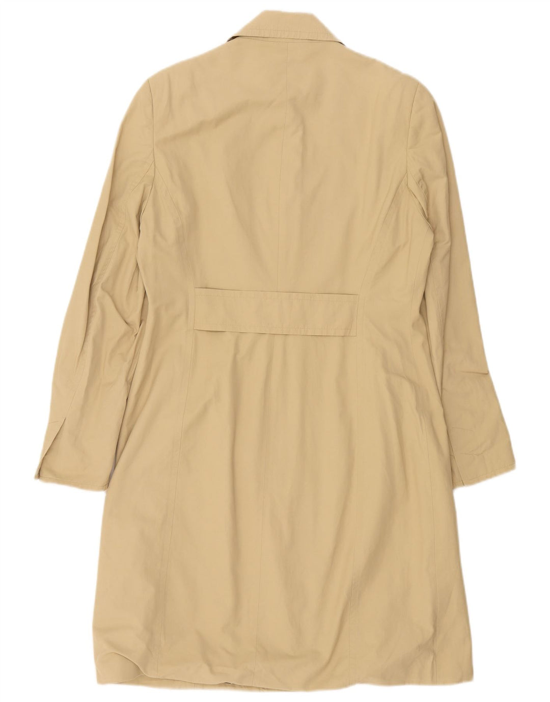 Quin And Donnelly Womens Trench Coat UK 14 Medium Beige Cotton