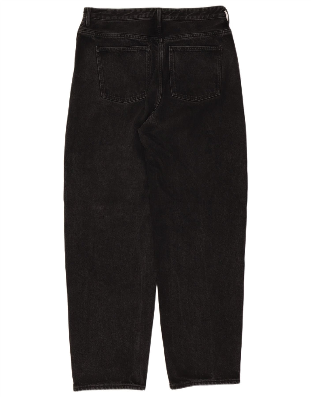COS Womens High Rise Tapered Jeans W31 L30 Black Cotton